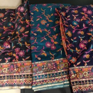 Exclusive silk saree|Kani weave |Blue