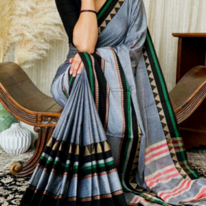 Narayanpet cotton saree | Dual tone border