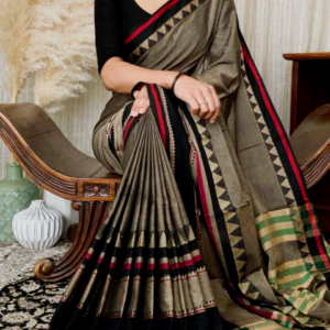 Narayanpet cotton saree|Dual tone border