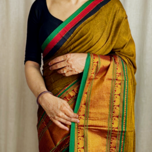 Narayanpet mercerised Cotton saree | Broad border